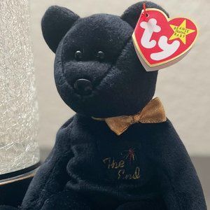 NWT!! Rare Ty Beanie Baby The End. MANY Errors on Tag!!